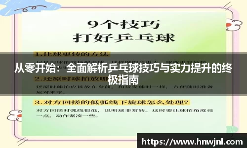 从零开始：全面解析乒乓球技巧与实力提升的终极指南